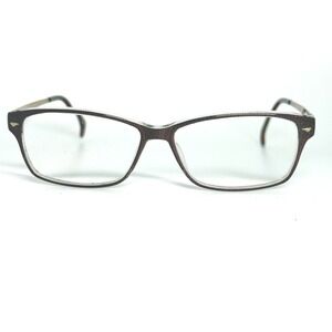 Stepper SI-30033 F180 Titanium Eyeglasses Frames Brown Rectangular 54-14-135